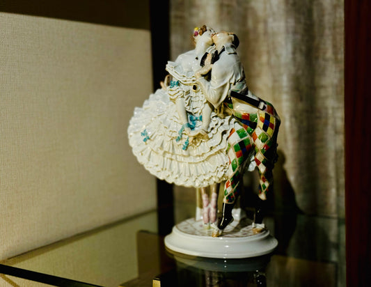MEISSEN マイセン｜Paul Scheurich「ハーレクインとコロンビーヌ」フィギュリン