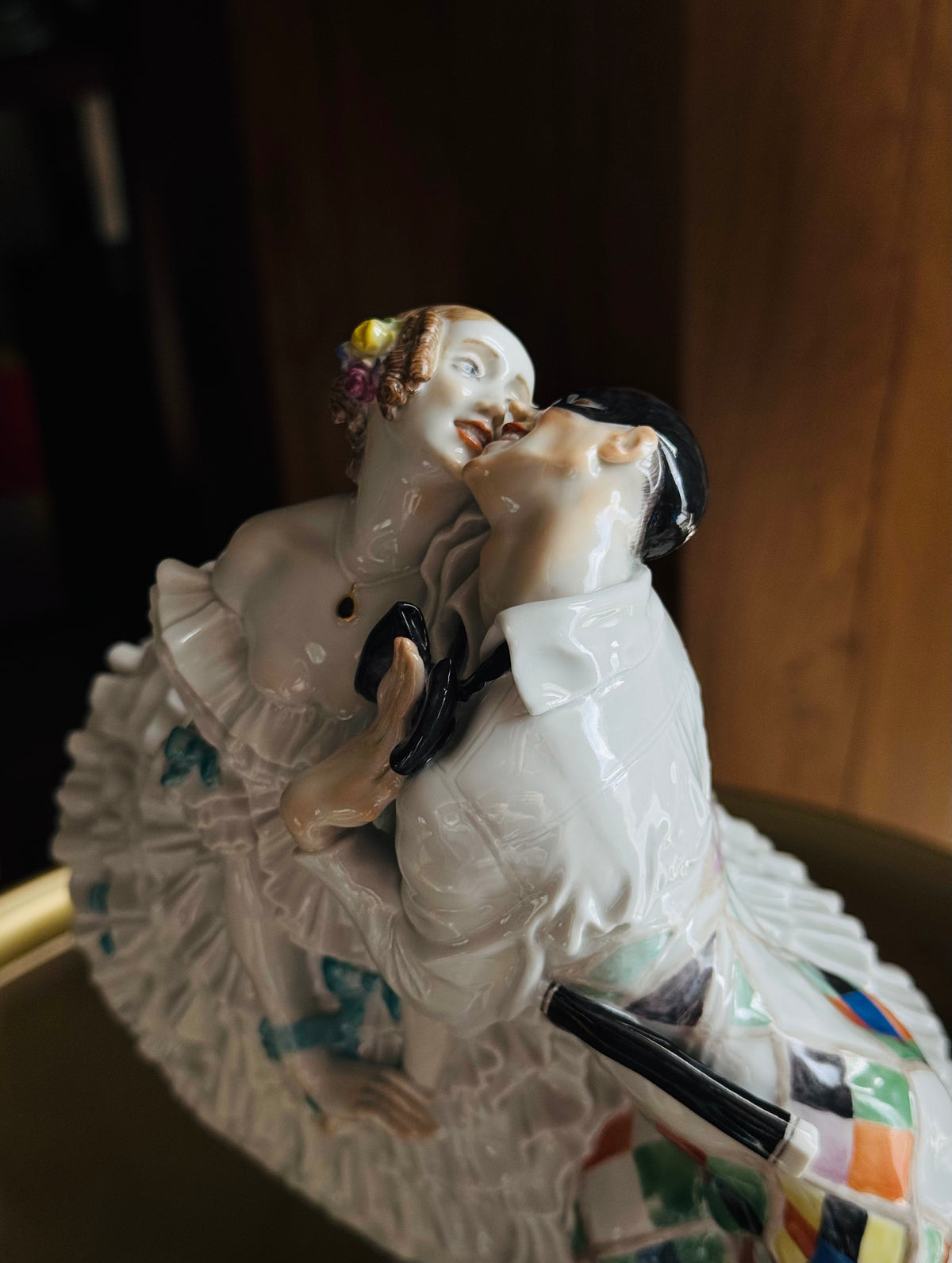 MEISSEN マイセン｜Paul Scheurich「ハーレクインとコロンビーヌ」フィギュリン