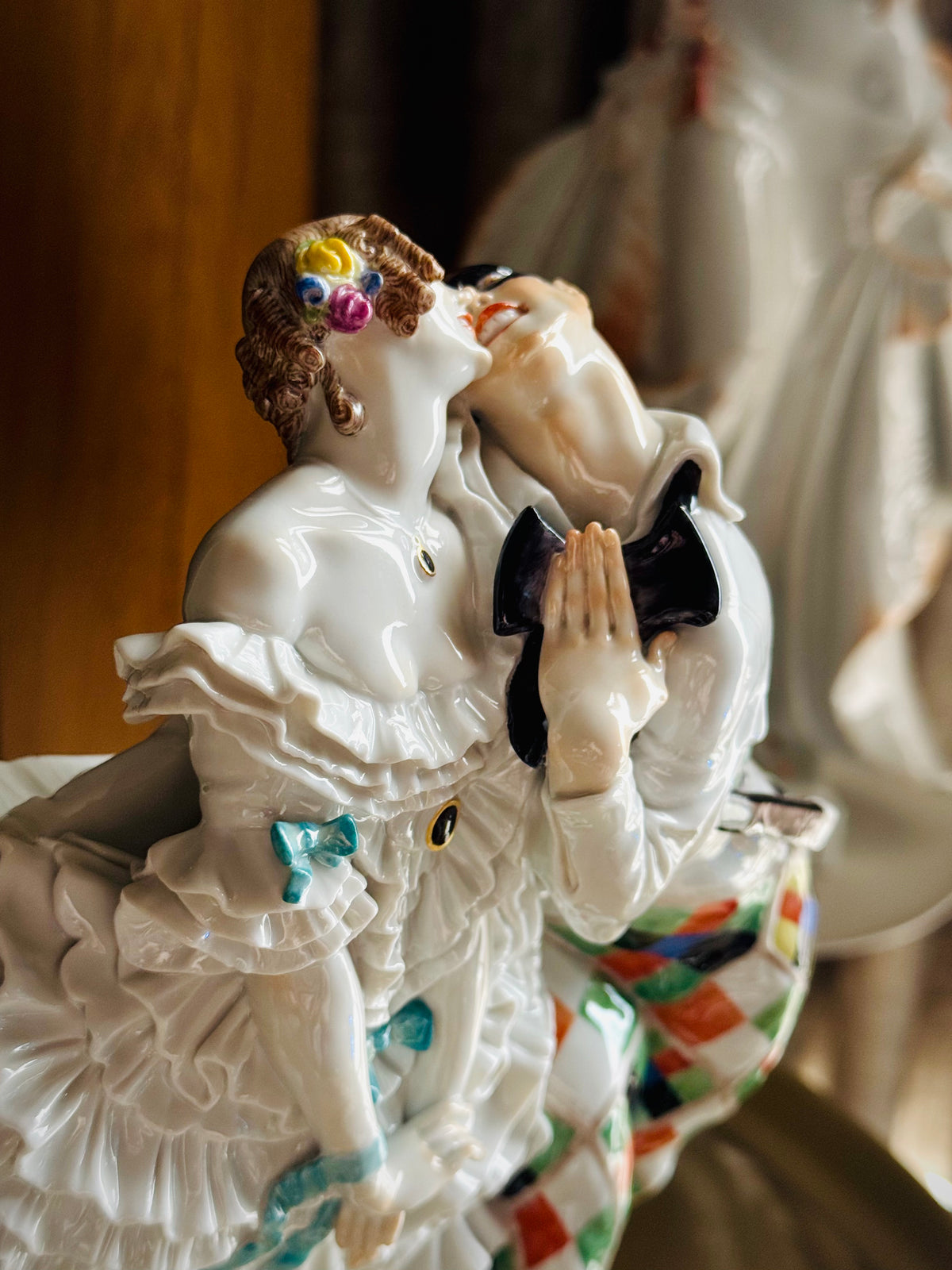 MEISSEN マイセン｜Paul Scheurich「ハーレクインとコロンビーヌ」フィギュリン