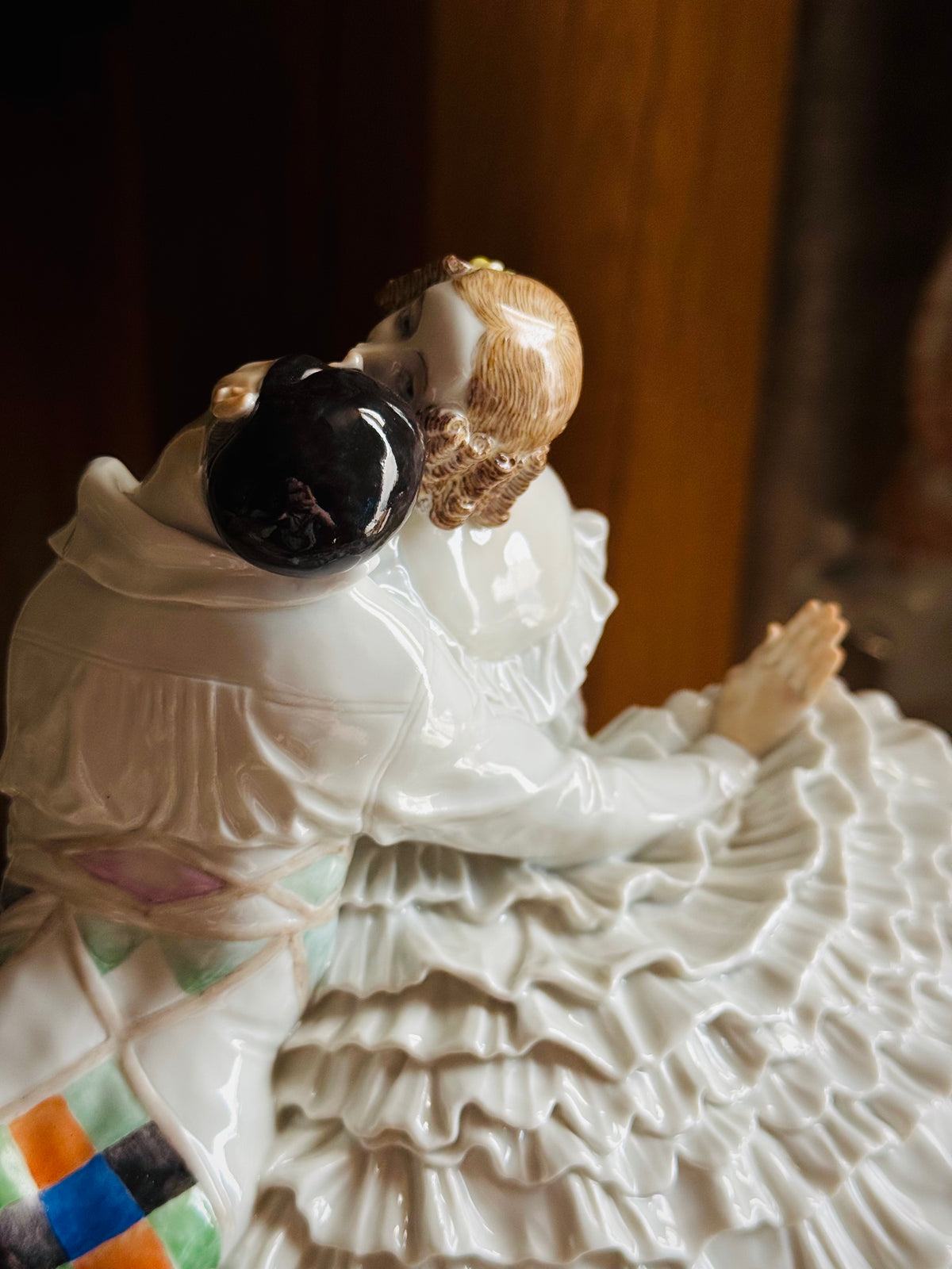 MEISSEN マイセン｜Paul Scheurich「ハーレクインとコロンビーヌ」フィギュリン