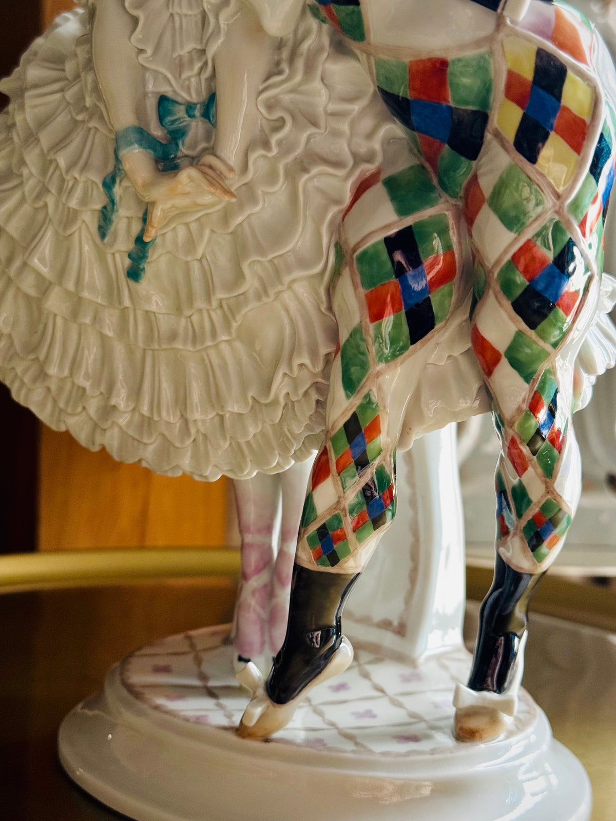 MEISSEN マイセン｜Paul Scheurich「ハーレクインとコロンビーヌ」フィギュリン