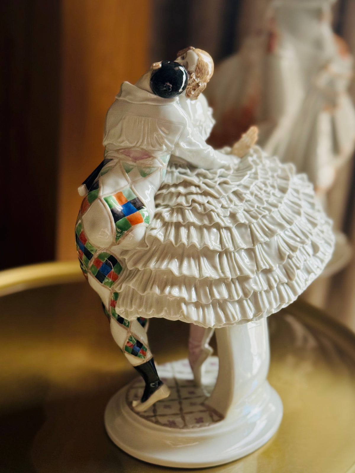 MEISSEN マイセン｜Paul Scheurich「ハーレクインとコロンビーヌ」フィギュリン